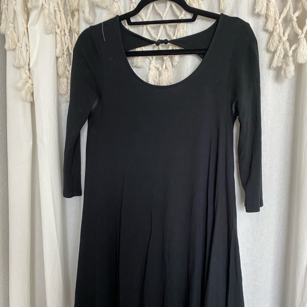 American Eagle black cotton dress